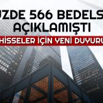 Yüzde 566 Bedelsiz Açıklayan Şirket için Tedbir Kararı