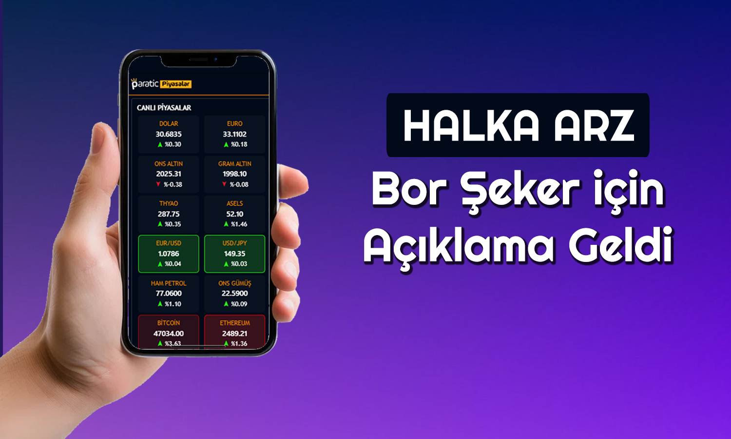Bor Şeker için Tarih Açıklandı: Sayılı Günler Kaldı