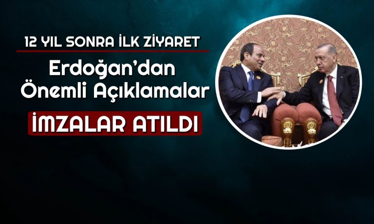 Erdoğan Sisi ile El Sıkıştı: Ticaret Hacminde Hedef Açıklandı