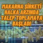 Makarna Şirketi Halka Arz Geliri ile Enerjiye Yönelecek