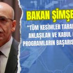 Bakan Şimşek Programların Başarısını Vurguladı