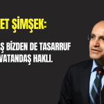 Bakan Şimşek: Vergilerin Genelinde Bir Artış Olmayacak