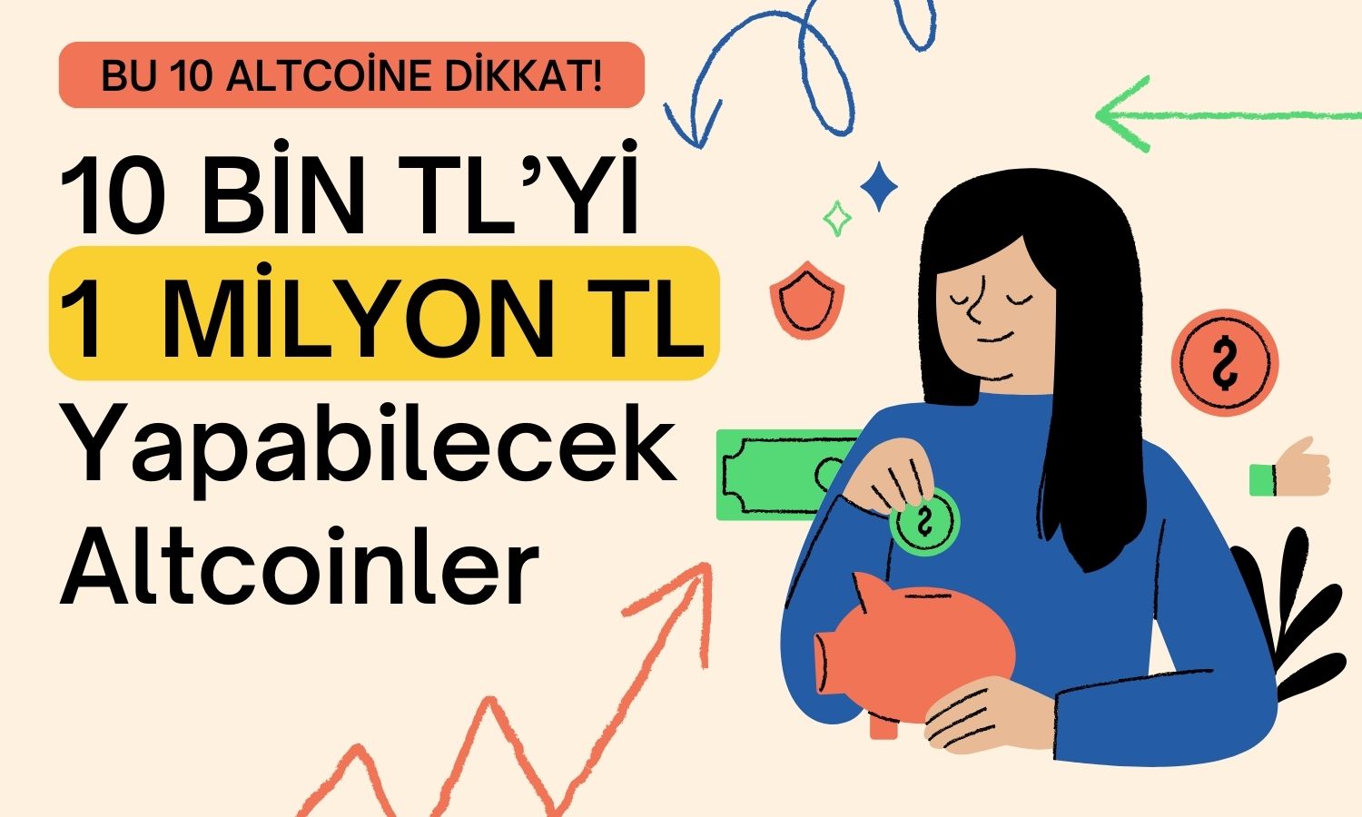 DOGE ve SOL Değil! 2025’e Kadar 100 Kat Artacak 10 Kripto Para!