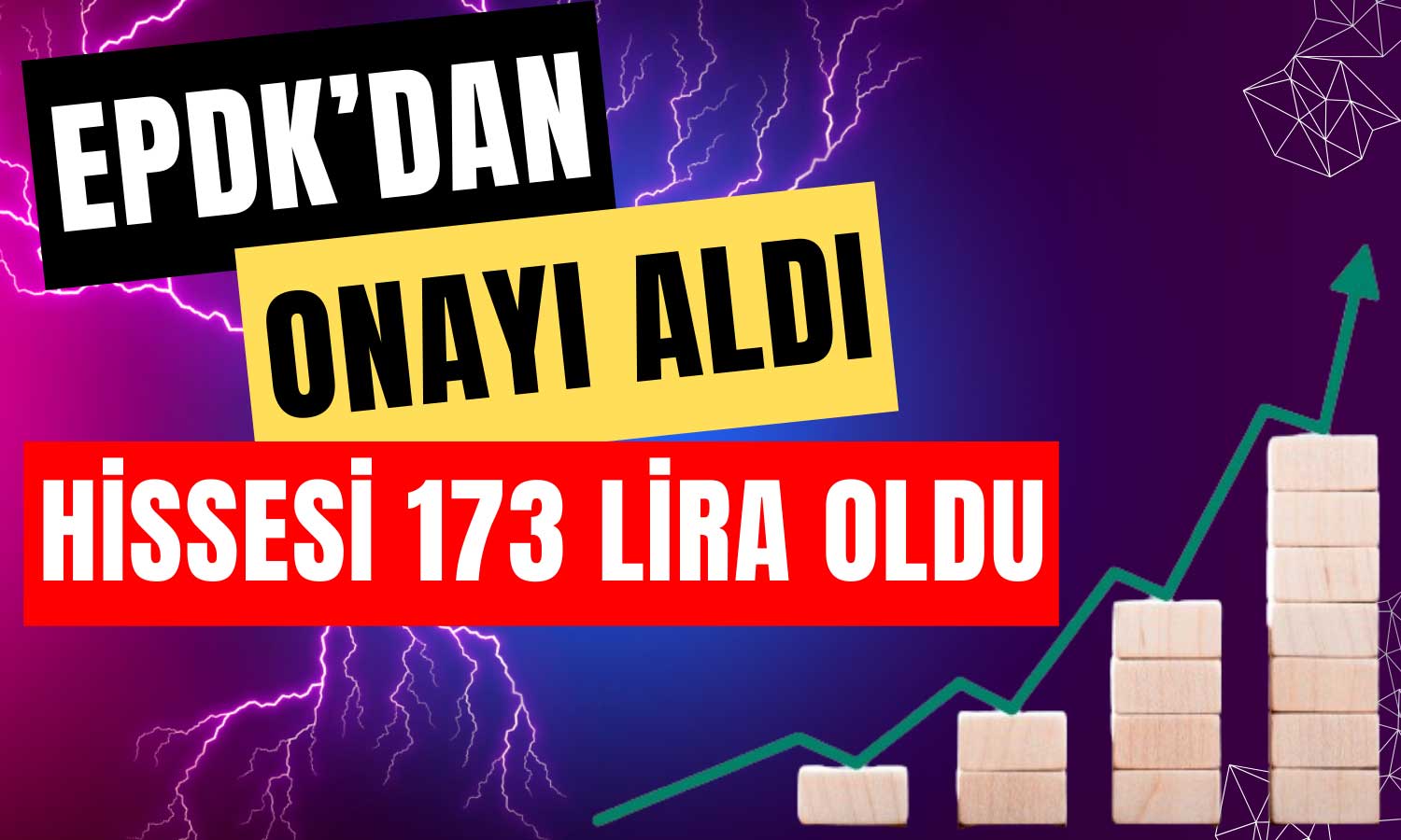 Enerji Şirketi EPDK Onayını Aldı! Hissesi 173 Lira Oldu