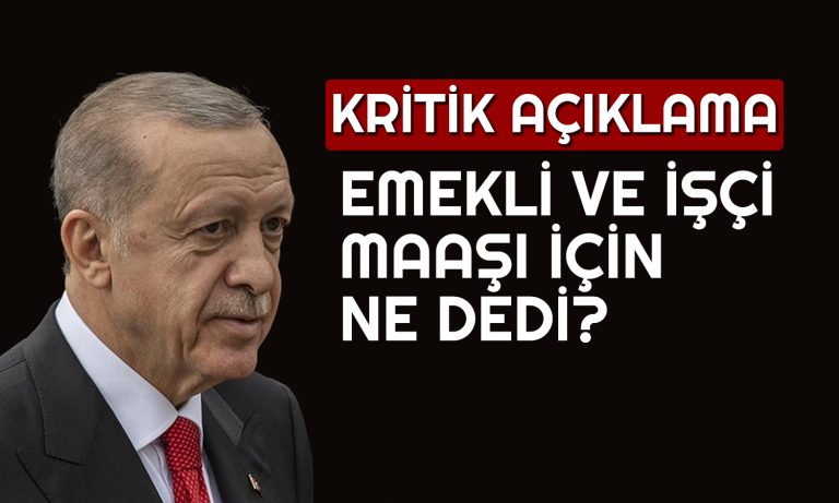Erdoğan’dan Emeklilere Zam için Enflasyon Şartı