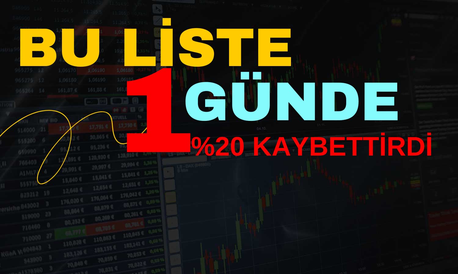 İyi ki Almamışım Dedirten 4 Hisse! Bir Günde Yüzde 20 Kayıp