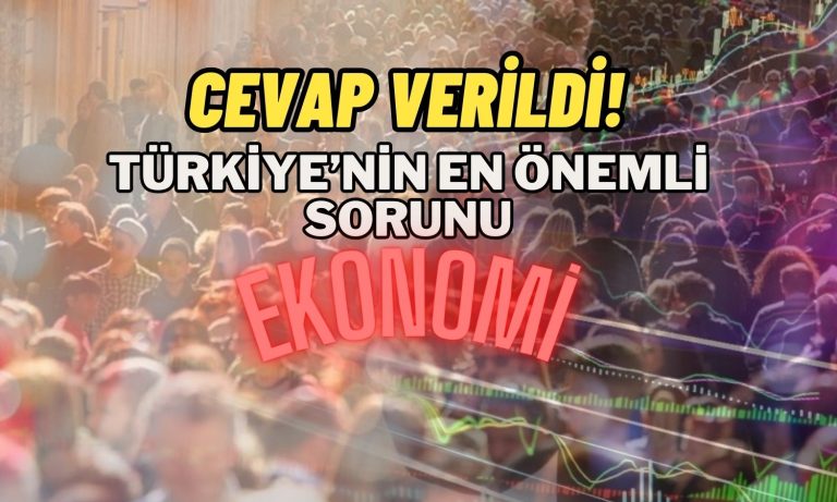 Vatandaş Yanıtladı: Türkiye’nin En Önemli Sorunu “Ekonomi”