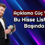 Pay Başına 1,7 TL Verecek Şirketin Hisseleri Yeşillendi