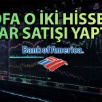 BofA Bugün Yükselişe Geçen İki Hissede Satış Yaptı