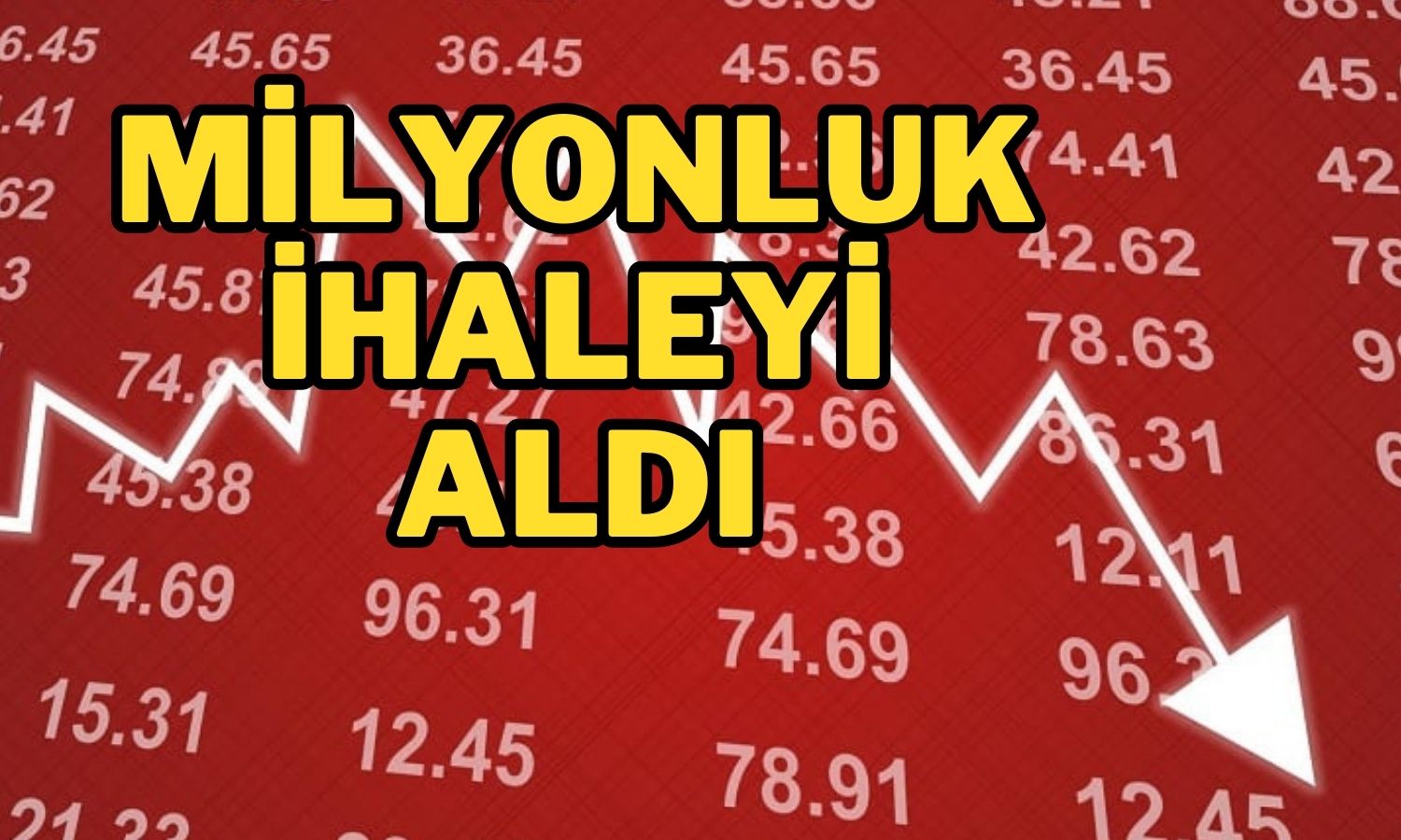 Hisseleri 7 Haftadır Düşen Şirket İhaleyi Aldı