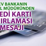 Kredi Kartlarına İlişkin Açıklama: Sınırlama Getirilmeli