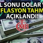 TCMB Mayıs Anketini Paylaştı: Yıl Sonu Dolar ve Enflasyon Tahmini