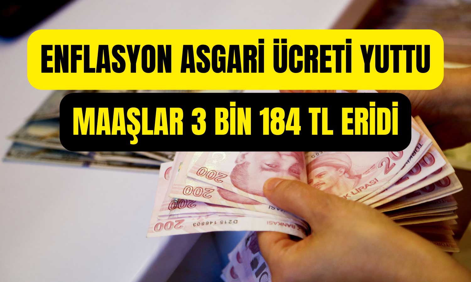 Asgari Ücret Enflasyonla Savaşamıyor! Maaşlar Eridi