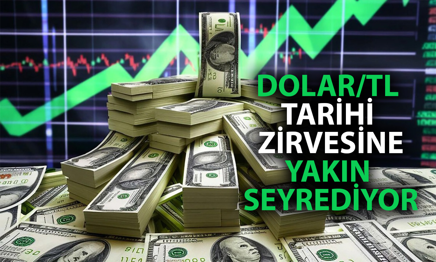 Dolar TCMB’nin Faiz Kararı Sonrası Zirvesine Yakın