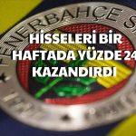 Hisseleri Atağa Geçen Fenerbahçe’den Bütçe Paylaşımı