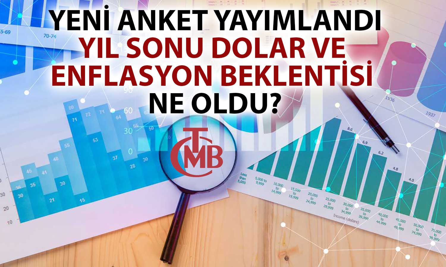 TCMB’nin Haziran Anketinde Yıl Sonu Enflasyon ve Dolar Beklentisi Düştü