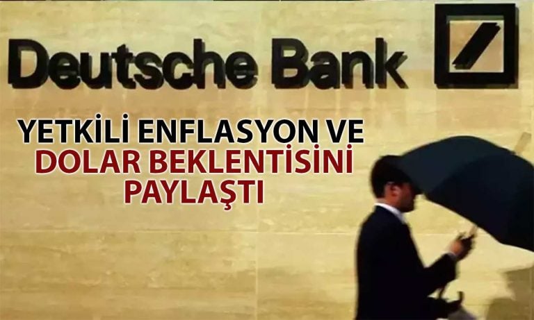 Deutsche Bank Yetkilisi: Türkiye için En Önemli Nokta Başlıyor