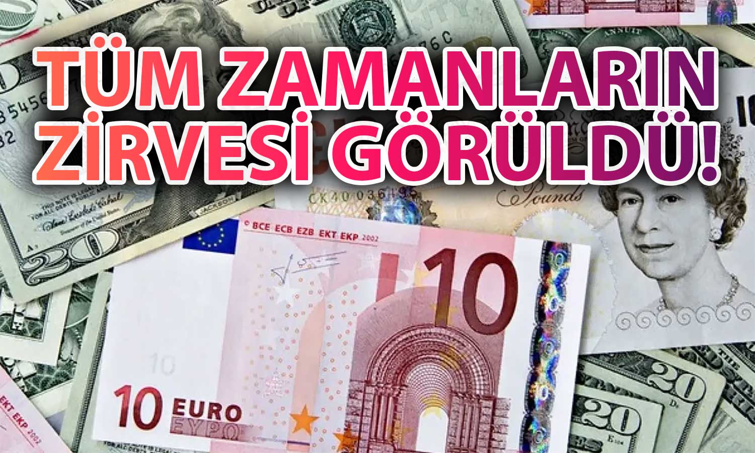 Euro ve Sterlin ABD Enflasyonu Öncesi Rekor Kırdı