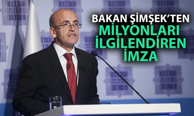 Şimşek Maaş Zamlarının Hesaplanmasına İlişkin Kararı İmzaladı