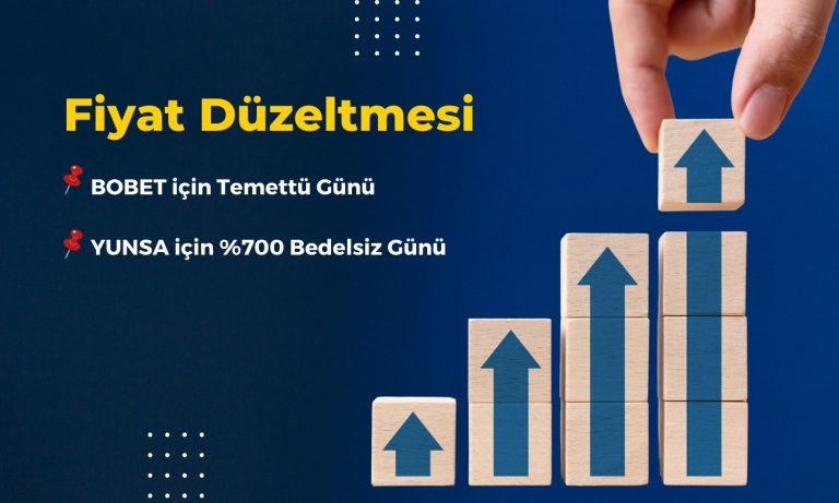 1 Temettü 1 Bedelsiz için Fiyat Düzeltmesi Yapıldı