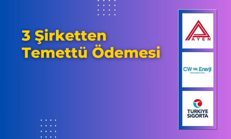 3 Şirketten Temettü Ödemesi Bugün Geliyor