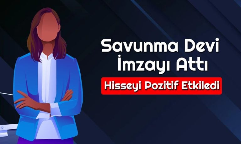 88,7 TL Hedef Fiyatlı Şirket Dev Sözleşmeyi Paylaştı