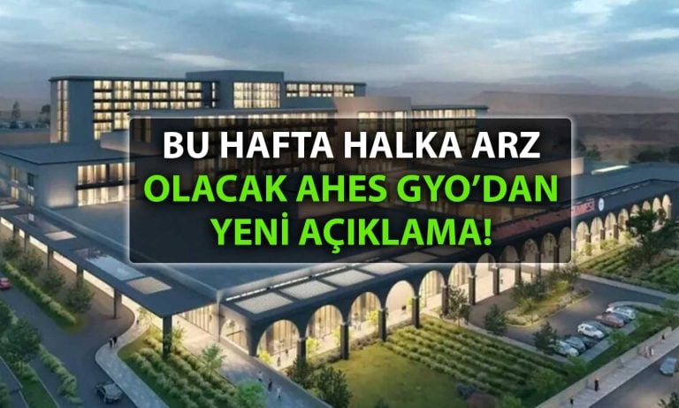 AHES GYO/Ekşi: Halka Arz Olan Birçok Şirketten Farklıyız