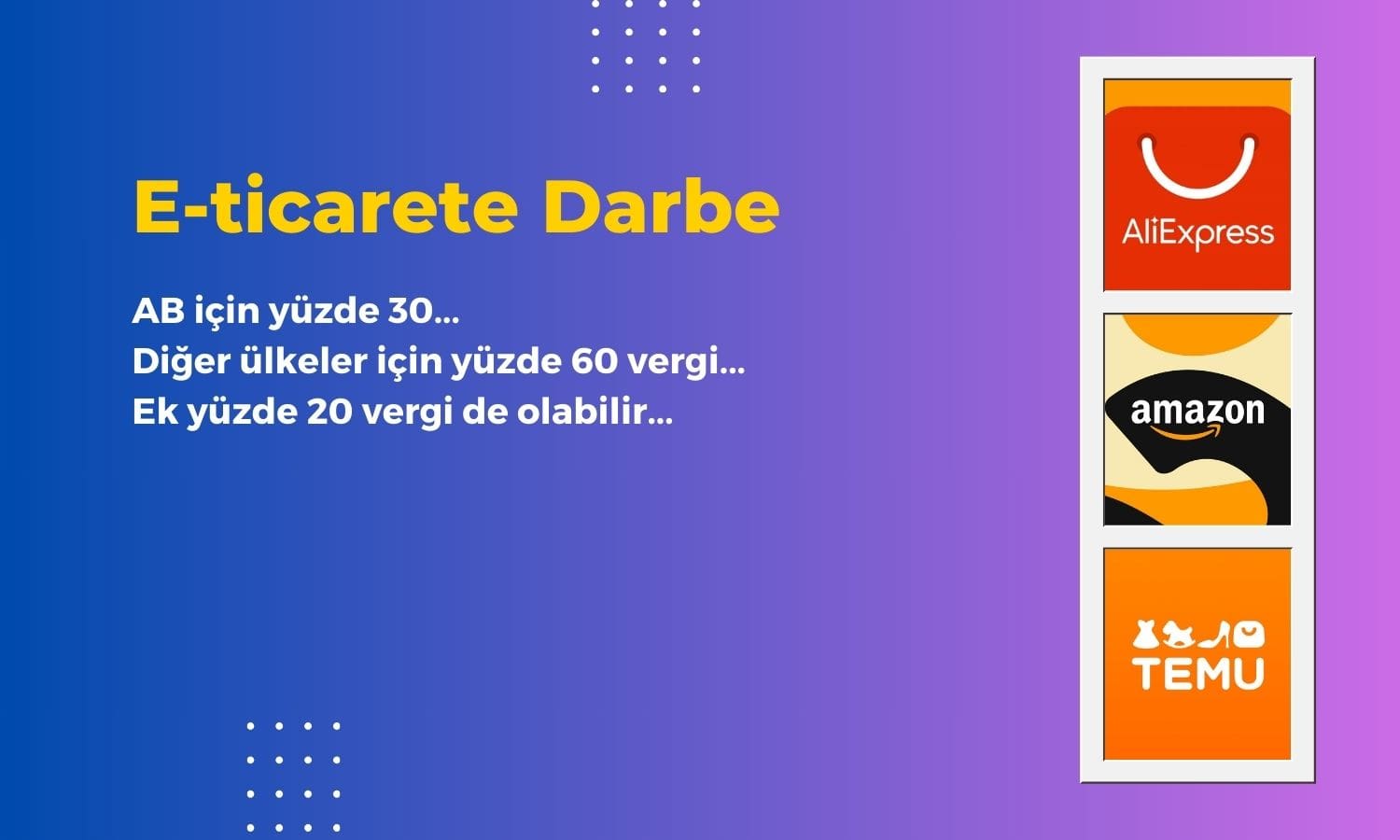 Artık Ucuz Değil! E-Ticarette Vergi Yüzde 60’a Çıktı