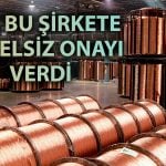 Bakır Üreticisi için Bedelsiz Onayı: 100 Milyon TL Artış