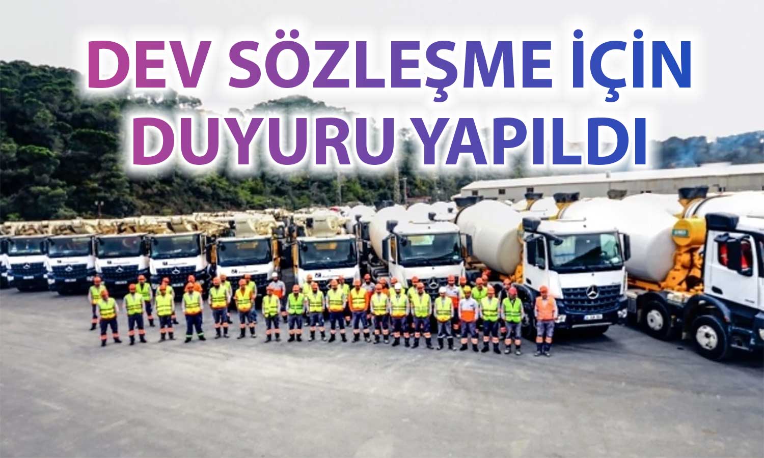 Beton Şirketi 200 Milyon TL’lik Sözleşmeyi Duyurdu