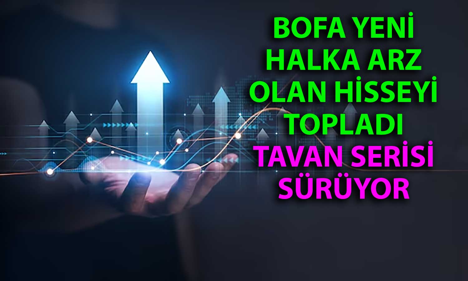 BofA Halka Arz Olan Hisseyi Borsadaki İkinci Gününde Topladı!