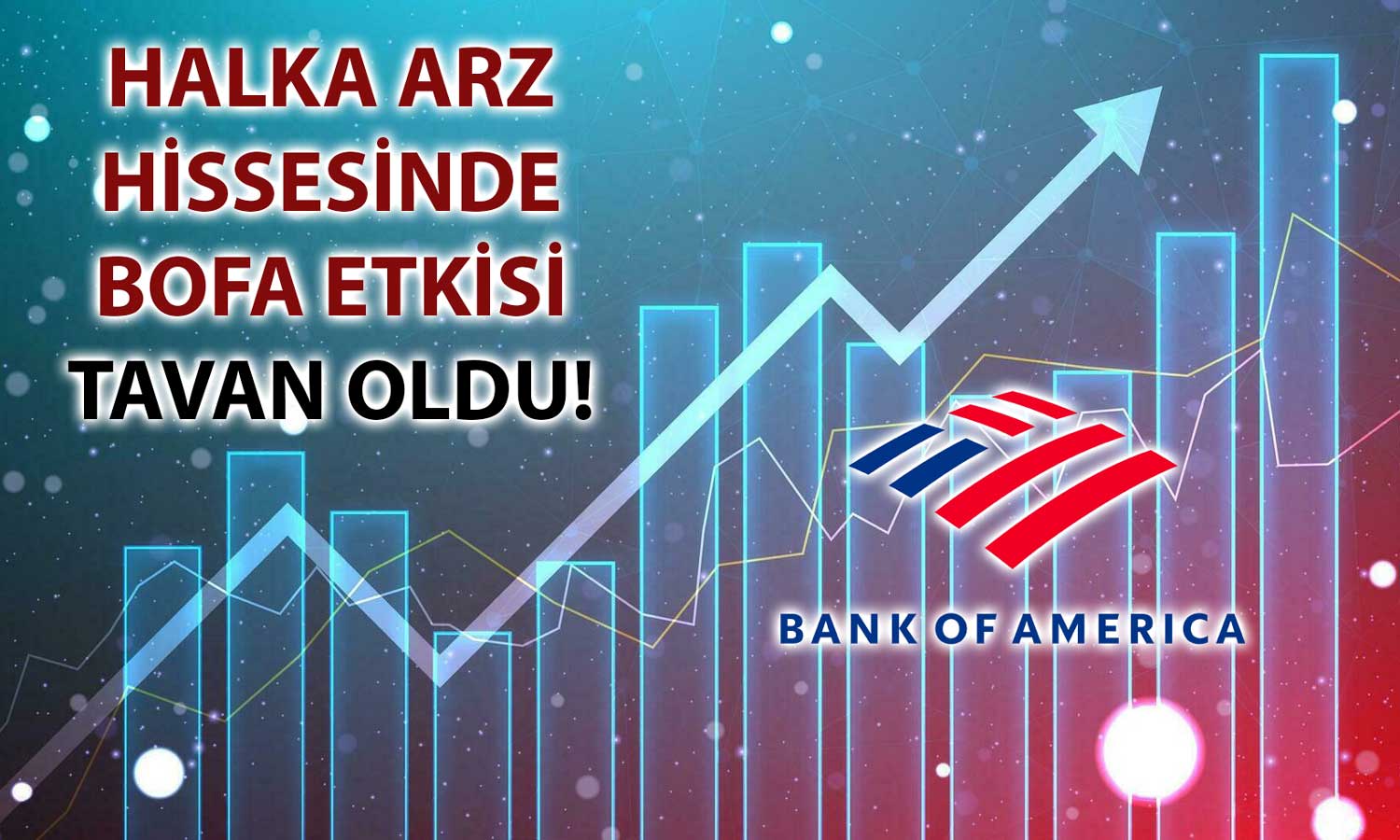 BofA Halka Arz Olan Teknoloji Hissesini Alarak Tavana Taşıdı