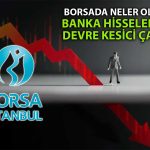 Borsada Artan Kayıp: Banka Hisselerinde Düşüş Derinleşiyor!
