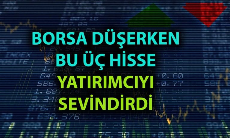 Borsada Düşüş Sürerken En Çok Bu Üç Hisse Yükseldi