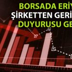Borsadaki Elektrik Şirketinden Pay Geri Alım Duyurusu Geldi