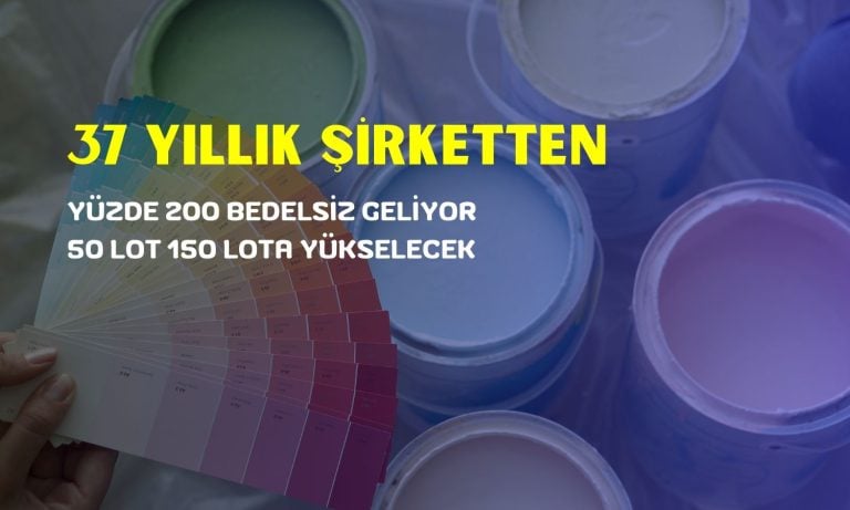 Borsanın 37 Yıllık Şirketinde 50 Lot 150 Lota Çıkacak!