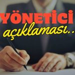 Bugün İşleme Açılan Şirketten Yönetici Açıklaması