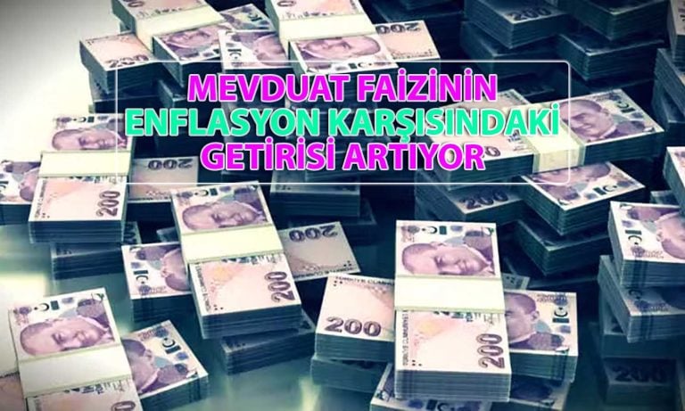 Enflasyondaki Düşüş TL Mevduatın Reel Getirisi Artıyor