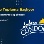 Gündoğdu Gıda için Talep Toplama Başlıyor! Bu Saatlere Dikkat