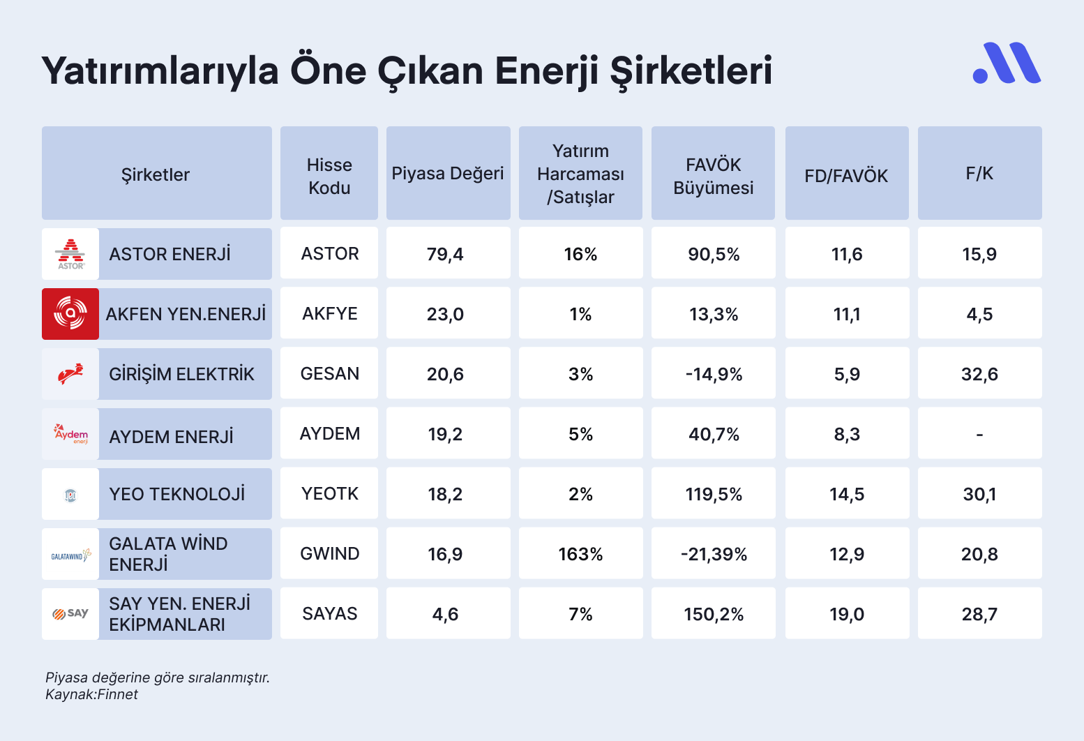 Enerji Şirketi Yatırımları