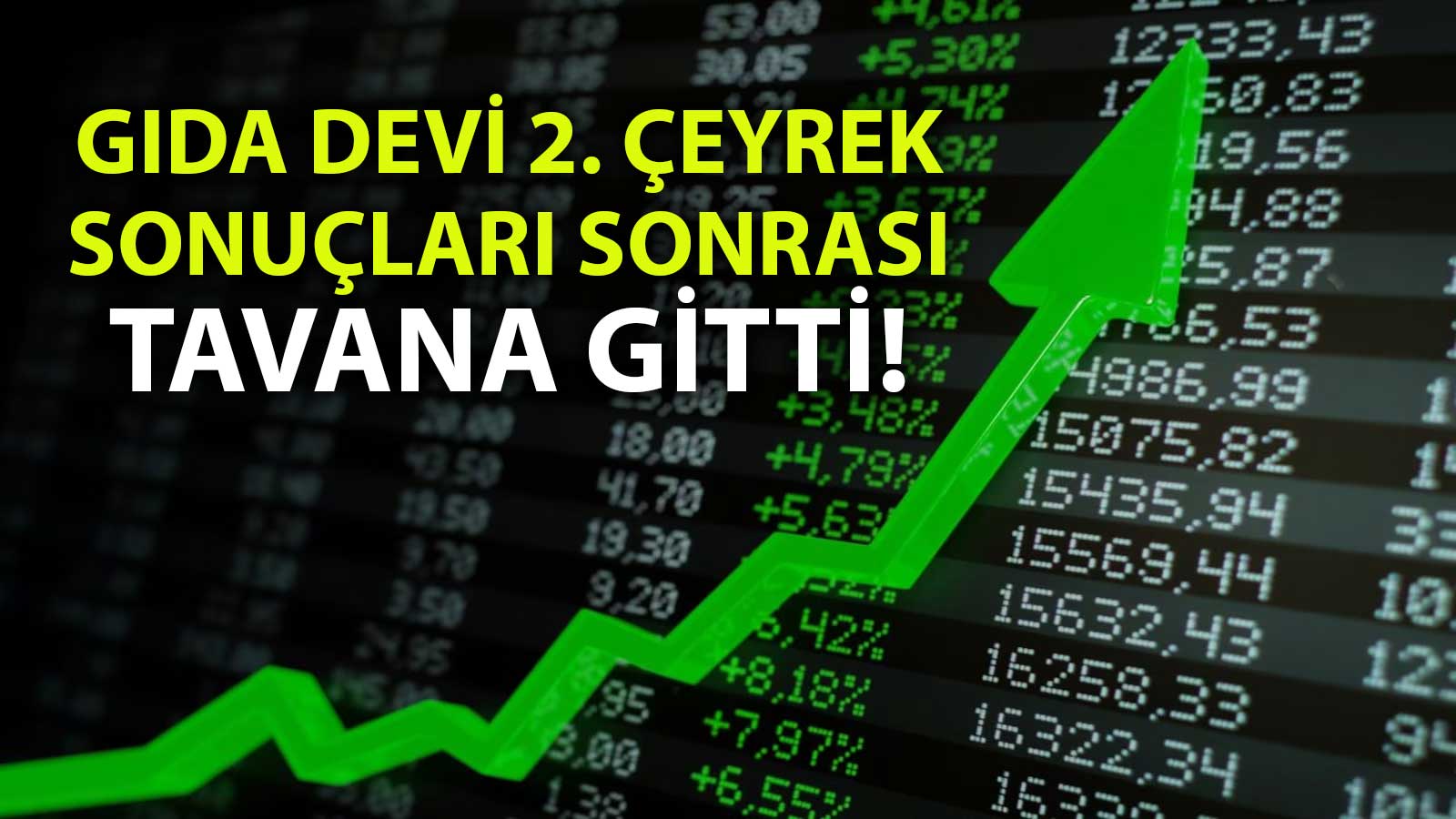 Net Karı Yüzde 1300 Artan Gıda Hissesi Borsada Tavan Oldu