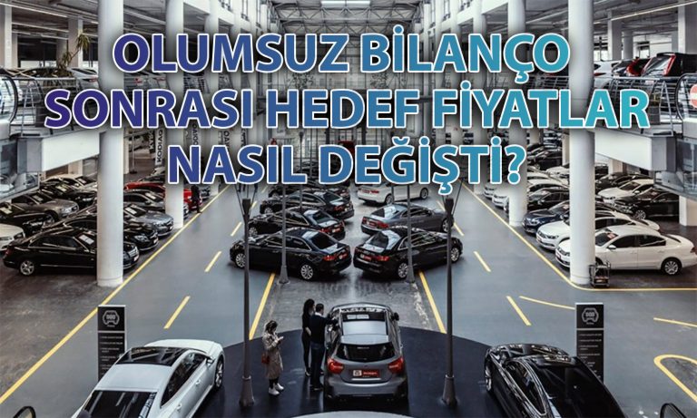 Otomotiv Devi için Bilanço Sonrası Yeni Hedef Fiyatlar!