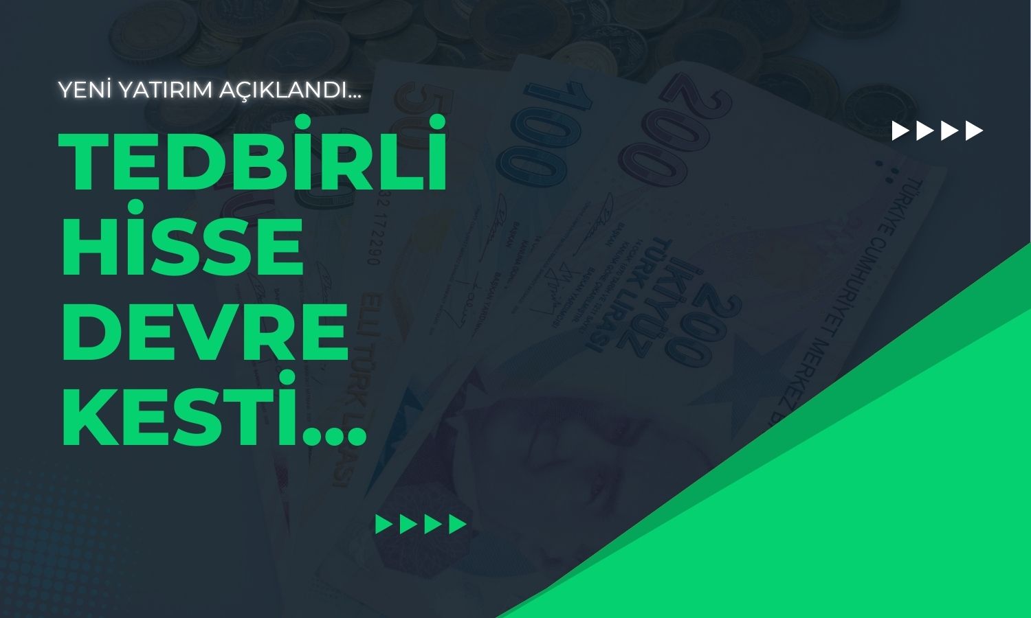 Tedbirli Hisse Devre Kesti! 10 Milyon Dolarlık Yatırım Açıkladı