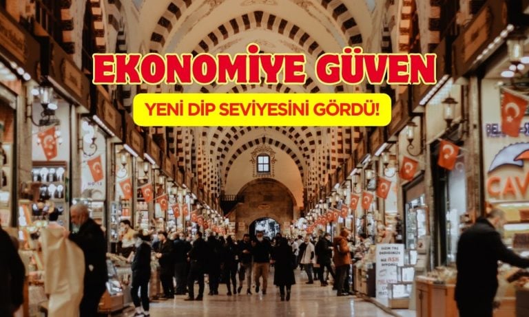 TÜİK Açıkladı: Ekonomiye Güven 39 Ayın Dibinde!