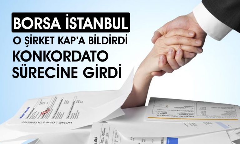 Yatırımcılar Şokta! Borsadaki O Şirket için Konkordato Kararı