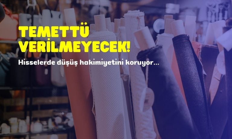 Yönetim Kurulu Temettü Yok Dedi! Hisse Düşüyor