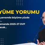 Bakan Şimşek’ten “Dengeli Bir Büyüme Kompozisyonu” Yorumu