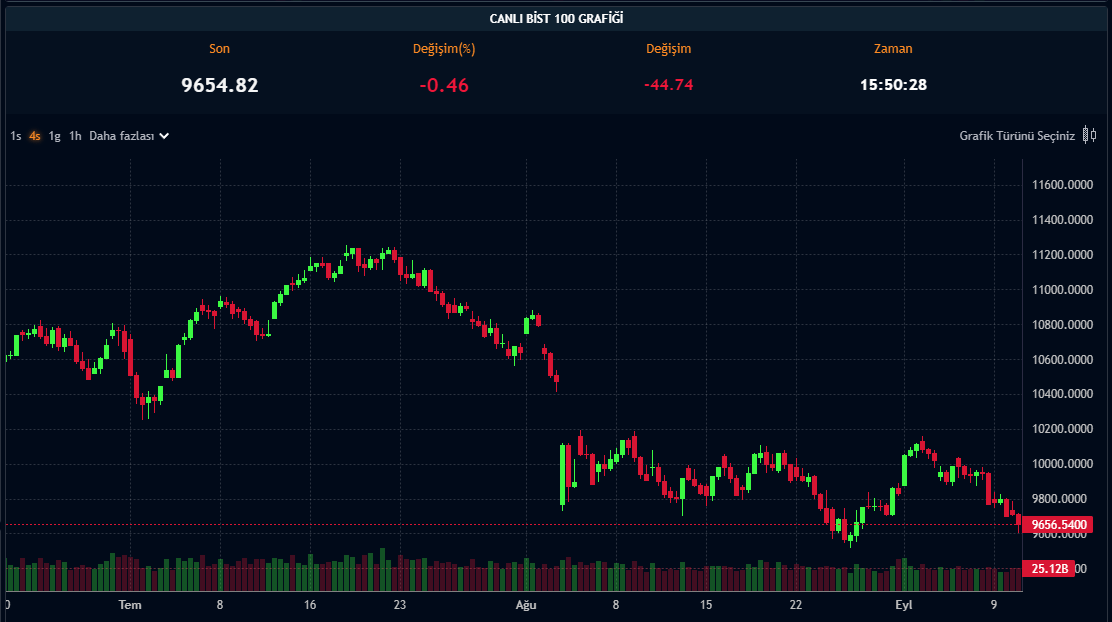 BIST 100 Endeksi - 10.09.2024