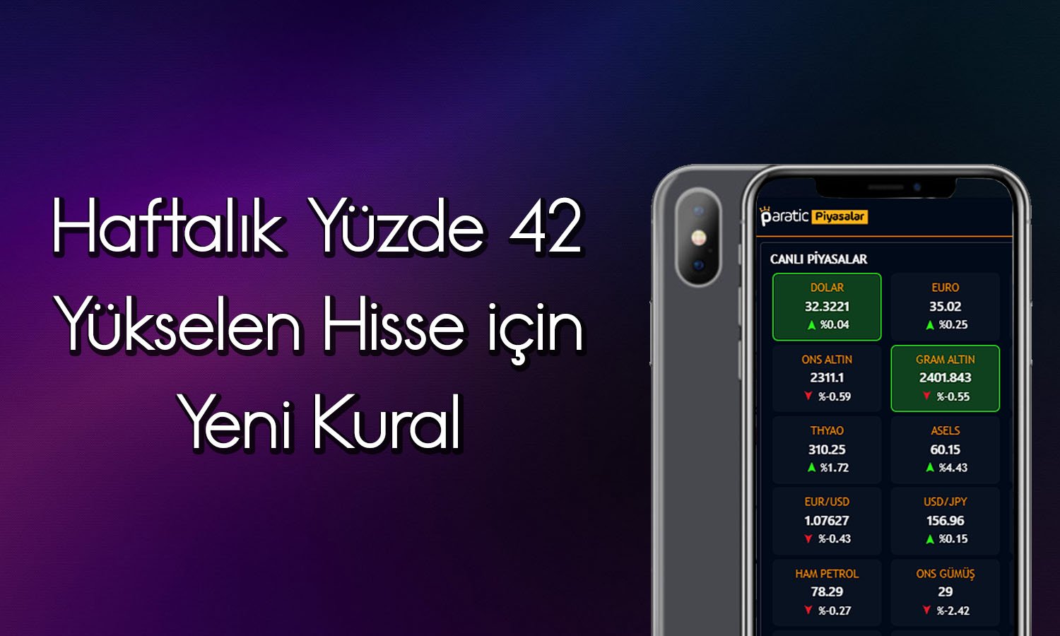 Borsadan Pozitif Ayrışan Hisse için Tedbir Kararı