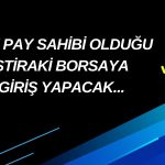 Borsanın 3 Aylık Şirketinden Ortaklığı için Halka Arz Hamlesi